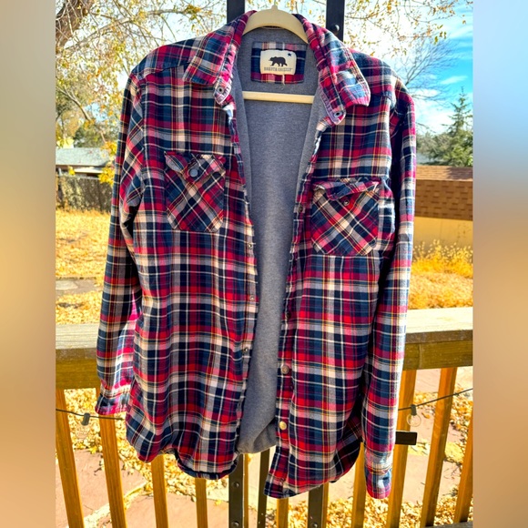 Plaid flannel shirt/jacket shacket - Picture 1 of 3